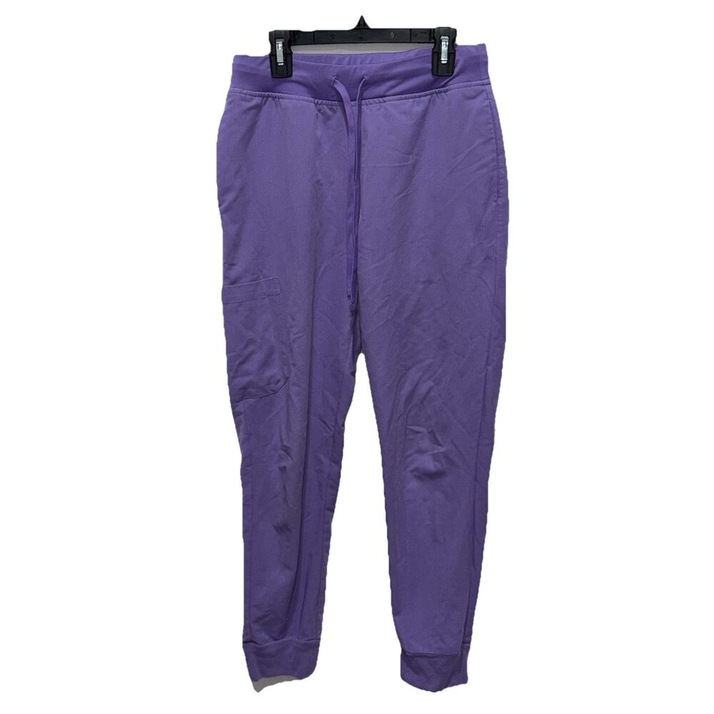 LOT OF 2 Mandala & FIGS Women Scrub Pants Lot Purple / Black Jogger Size XS